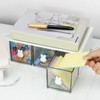 QWORK® Stackable Tea Organiser 23 x 17 x 8 cm