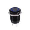 LED Button Switch, Car 12V 2A 12mm LED Light Momentary