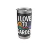 I Love To Garden Floral Watering Can Joy Stainless Steel
