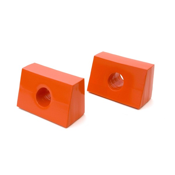 Kemp USA Replacement Pillows for Head Immobilizer in Orange -
