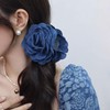 3 PCS Blooming Rose Flower Hair Clips Claws for Women,