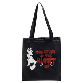 LEVLO Rocky Horror tote Bag Picture Show Gift Fans Gift Horror Movie Themed Gifts Creature of the Night (THE NIGHT tote uk)