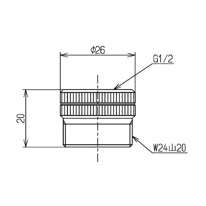 TOTO Shower Hose Adapter THY14533-1