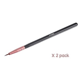 KOOBA Makeup Fine Point Eyeliner Brush 2 Pcs, Portable Eye Gel Foundation Brush, Beauty Cosmetic Tool for Professional and Travel, Pack of 2