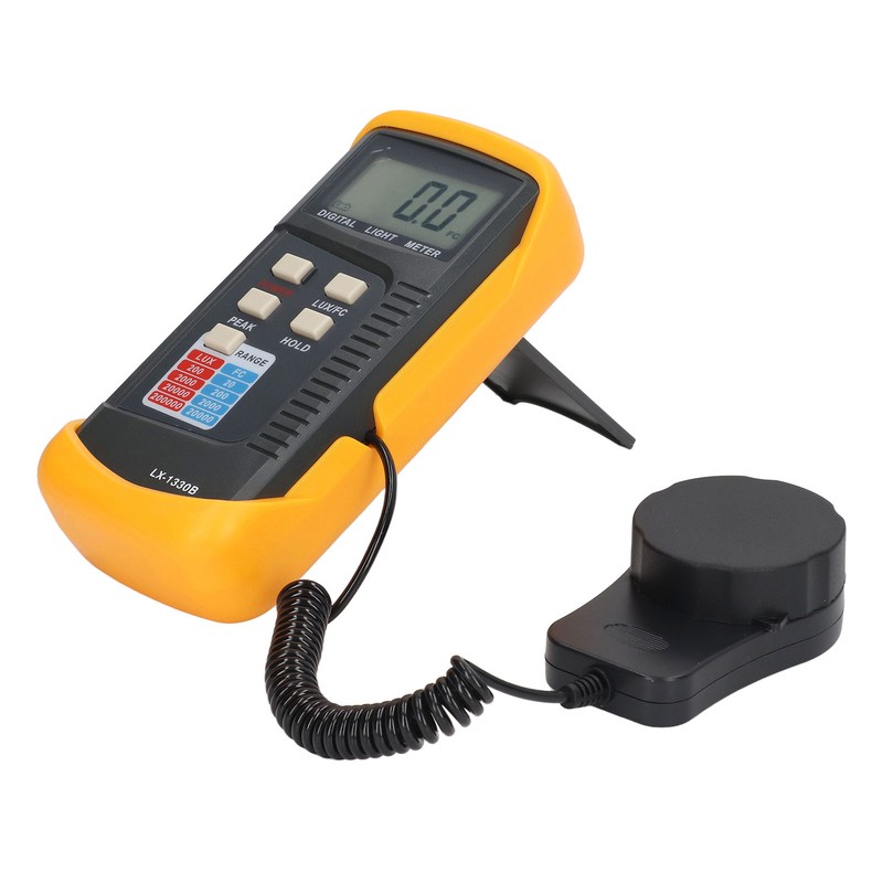 Digital Illuminance Light Meter LCD Display 0.1‑200000LX Illuminometer with Storage