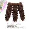 ALLRUN Deep Wave Brown Human Hair Bundles Curly Bundles Chocolate