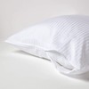 HOMESCAPES White Pure Egyptian Cotton Euro Size Pillowcase 80 x