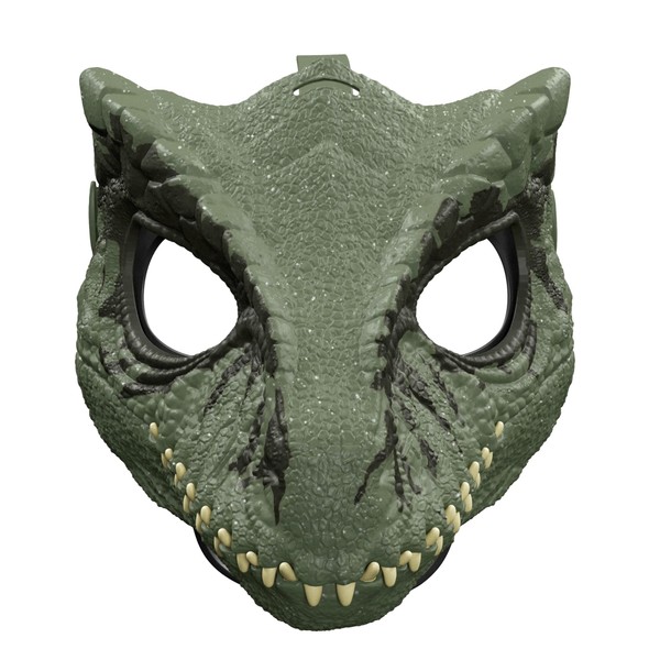 Mattel Jurassic World Toys Dominion Giganotosaurus Dinosaur Mask, Movie-Inspired Role Play Toy with Opening Jaw & Realistic Design, Multicolor, For ages 4 years old and up