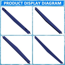 NOOTO SPX1082N2 Replacement Handle for Hayward Swimming Pool Skimmer Basket SPX1082CA & Aladdin B-152 Baskets Handles Fits Hayward Automatic Skimmers SP1082 SP1083 SP1084 SP1085 SP1086 (2, Blue)