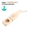 Tostonera Plantain Masher Pine Plantain Press Smasher Reusable Deep Plantain