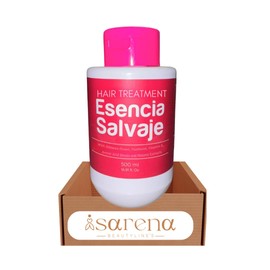 Isarena Beautyline´s - Esencia Salvaje Hair Treatment, 16.91 fl oz, With Hibiscus Flower, Amino Acid Blends and Natural Extracts Tratamiento capilar con Flor de Jamaica Fruto Salvaje