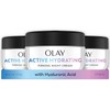 OLAY Crema Facial Hidratante, 56 ml, 3 piezas
