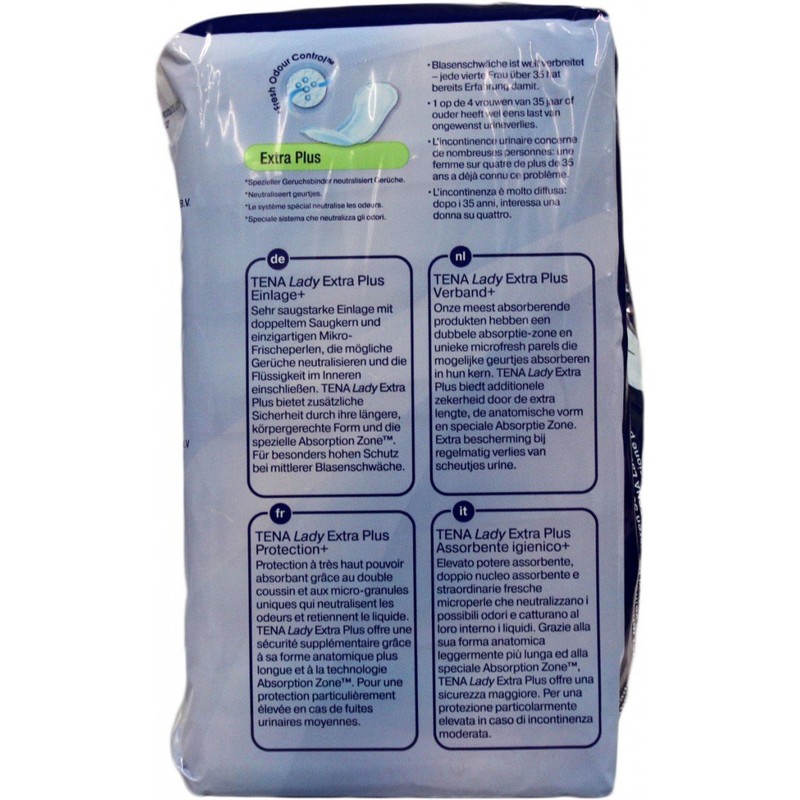 TENA Lady Discreet Extra Plus incontinence Pads 8 pack