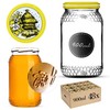 KADAX Honey Jars 900 ml Preserving Jars with Fi82 mm