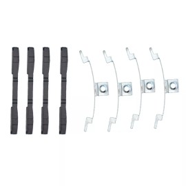 chrome4urauto 4PCS For VW Jetta Golf Beetle Sunroof Shade Guide Rail Clips Slider Brackets NEW