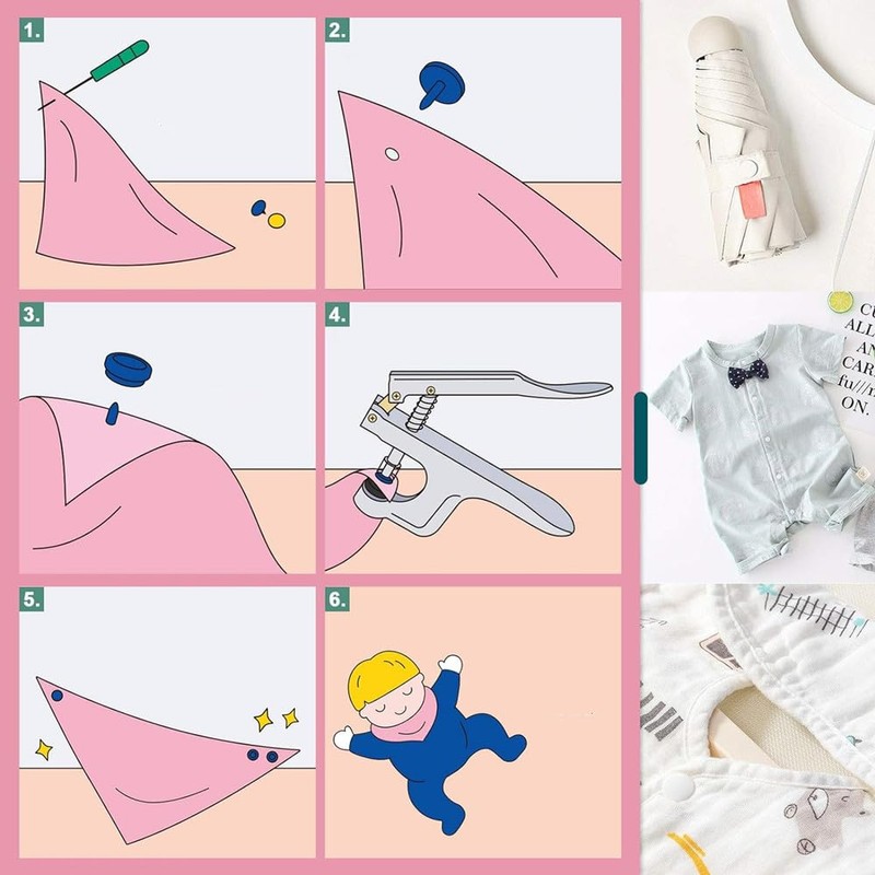 Snap Button, Plus Snap, Compatible with T3, T5, T8, Snap