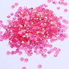 MajorCrafts 500pcs 6.5mm ss30 Transparent AB Flat Back Round 14