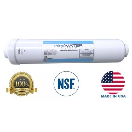 PureWater Filters Inline Water Filter Kit for Refrigerators