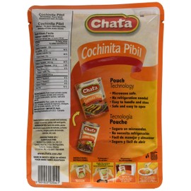 Chata Seasoned Shredded Meat 8.8oz Pouch (Pack of 3) (Select Flavor Below) (Cochinita Pibil)
