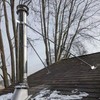 QGKPL 6DP-XRB DuraPlus 10"" Extended Chimney Roof Bracket, Stainless Steel