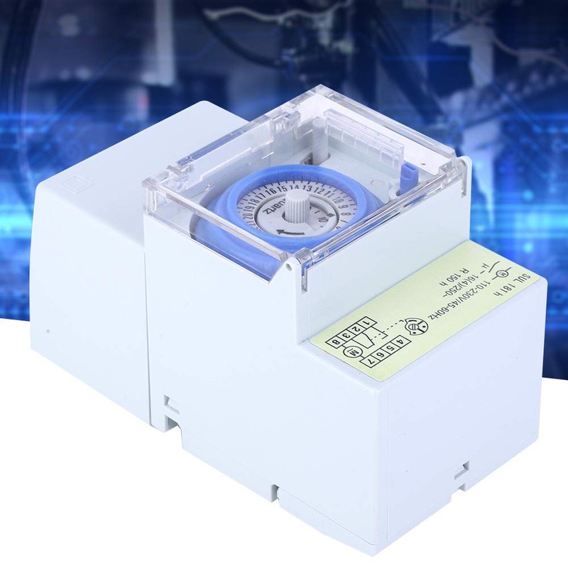 Mechanical timer, 110-230 V SUL181H 24 hour hand/auto controller timer