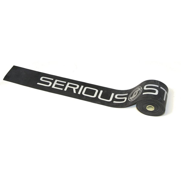 Serious Steel Black Mobility & Recovery (Floss) Bands |Compression Tack & Flossing (Heavy: .051" X 2" x 7')
