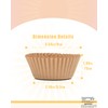 Gcardist Large Brown Muffin Cases Cupcake Cups Pack of 200