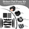 2 Sets Of Helmet Inner Lining, Soft Sweat-Absorbing Sponge Pad,
