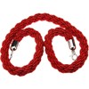 1.5M Twisted Red Queue Barrier Rope Divider Crowd Control Stanchion