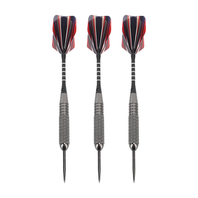 3PCS Metal Tip Darts Set for Dartboard Iron Aluminum Professional
