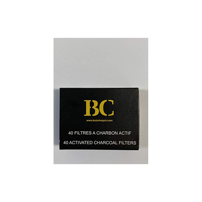 Bub Choquin BC 9mm Charcoal Filter, 40 Count BC-F-9/40