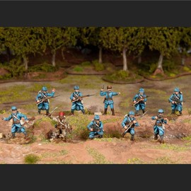 Wargames Atlantic The Great War - French Infantry 1916-40 (35 Figures) Multi-Part Hard Plastic (HIGH Impact POLYSTYRENE) 28MM Figures……