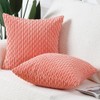 MADIZZ Pack of 2 Boho Striped Corduroy Throw Pillow Covers