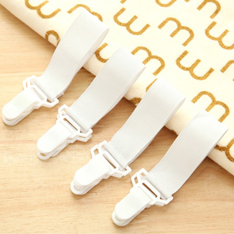 12 Pcs Adjustable Bed Sheet Fasteners Suspenders, Sheet Band Straps