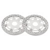 Worldmotop 2 Piece Front Brake Disc Rotors Replacement for Honda