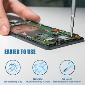 24-in-1 Professional Precision Screwdriver Set, Small Magnetic Screwdriver Sets for Fixing Electronics, Mini Tool Kits for Computer Repair, Phone, Watch, Laptop, PCs, Eyeglass- Alloy Tool Steel