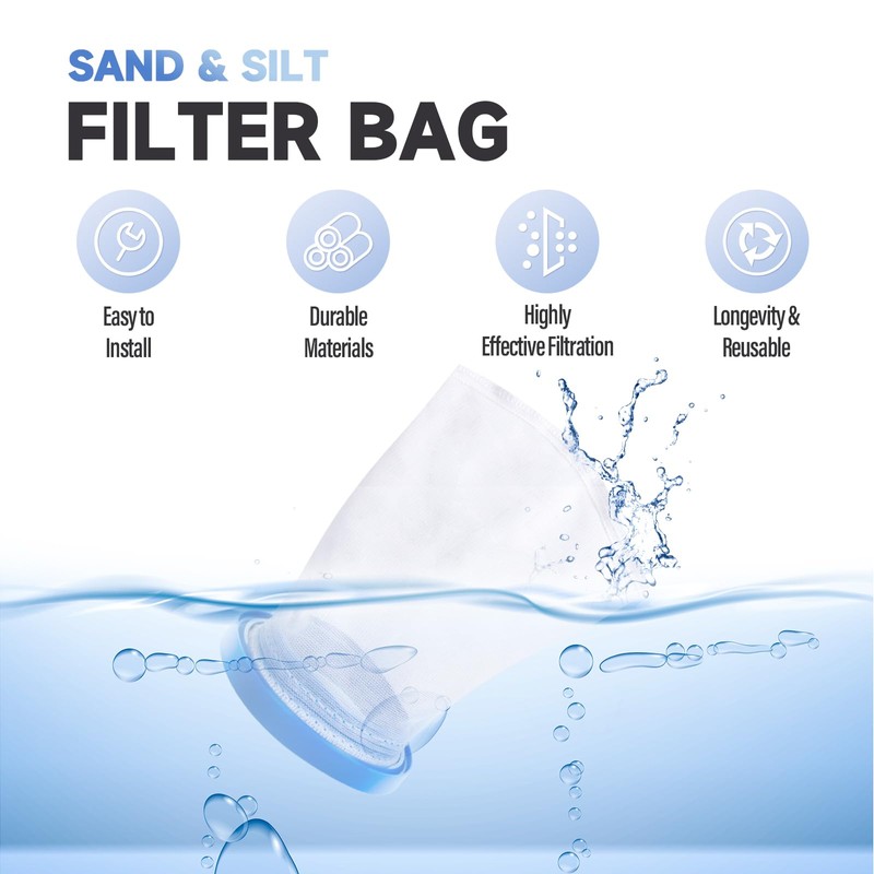 Sand & Silt Filter Bag Compatible with Pool-Blaster Max, Pool