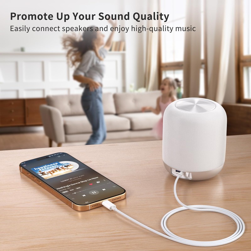 MAXAUX 3.3ft USB Type C to 3.5mm Audio Aux Jack