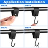 YiLUXmyyxgs 10 Sets S Hooks for Hanging, S-Hook with Leather