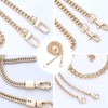 BLOOPIC 1PC Gold Wallet Chain Metal Shoulder Strap Replacement Bag