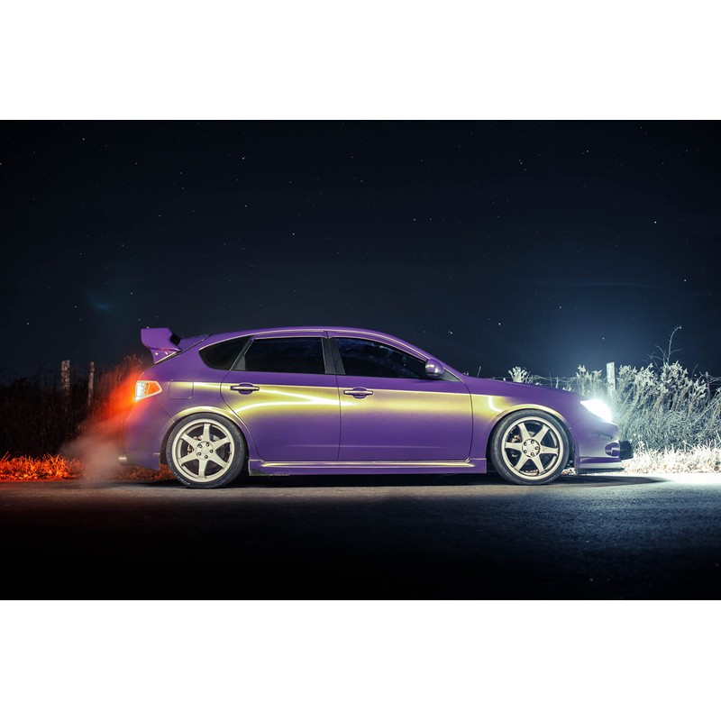 VViViD+ Gloss Galaxy Purple Premium Vinyl Wrap Film (10ft x