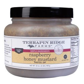 Terrapin Ridge Farms Raspberry Honey Mustard Pretzel Dip – One 32 Ounce Jar