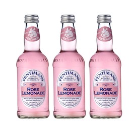 Fentimans Sparkling Rose Lemonade - Sparkling Pink Lemonade with Natural Ingredients & Pure Rose Extract, Mixer, Craft Soda, Botanically Brewed Lemonade - 9.3 Fl Oz (Pack of 3)