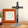 WeiLaiKeQi Crucifix with Base ST Crucifix Jesus Statue Durable Craftsmanship