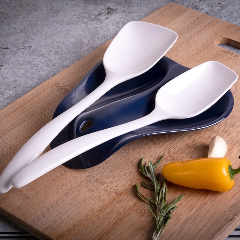 Hutzler Twin Double Spoon Rest, one size, Cobalt Blue, (3507)