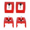 Milltrip Record Player Needle, 4Pcs Record Needle Replacement, Turntable Needle