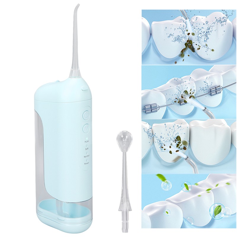 Portable Electric Dental Oral Irrigator Waterproof Food Residues Removal Teeth