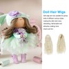 PATIKIL 9'' Long Hair Doll Wig, Soft Silk Toy Head