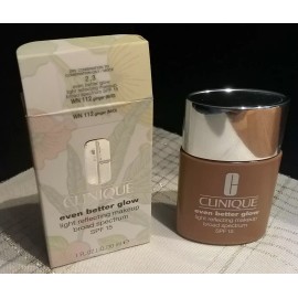 ~ CLINIQUE ~ CLINIQUE ~ EVEN BETTER GLOW LIGHT REFLECTING MAKEUP ~ WN 112 GINGER ~ 1 OZ BOXED