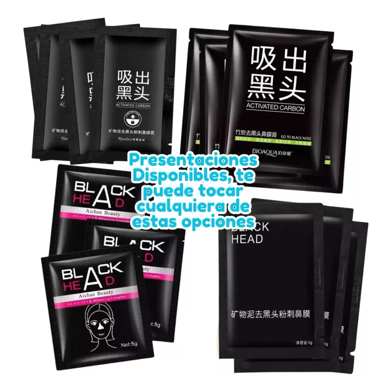Mascarilla Cuidado Facial Negra Carbón